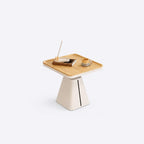 Matching side table for the AURAJONG R2 automatic American Mahjong table