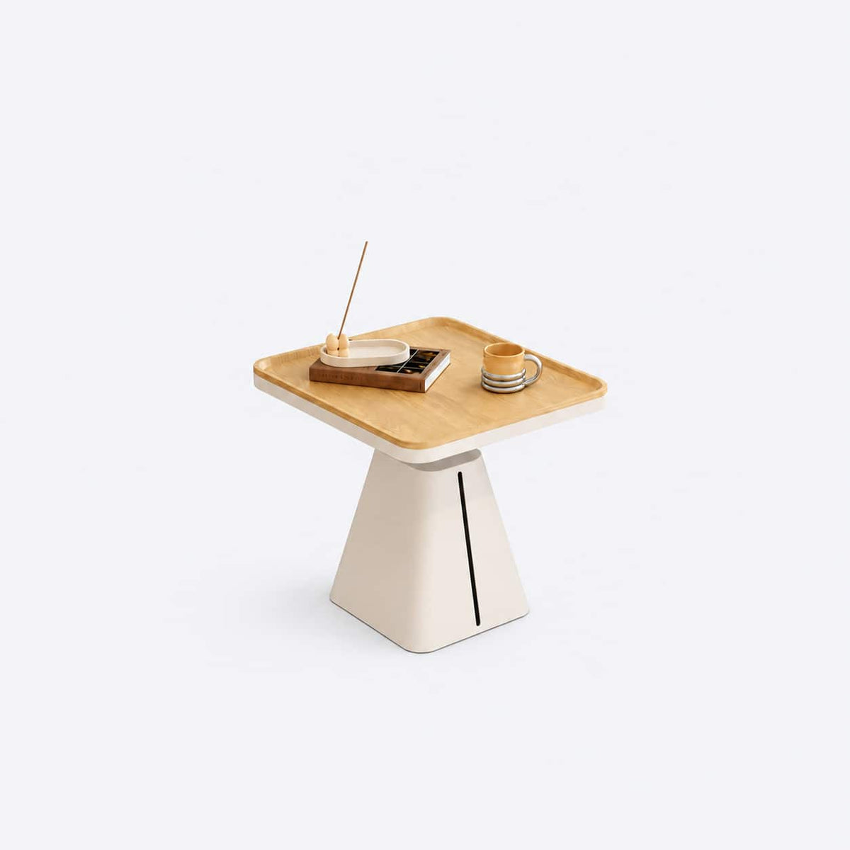 Matching side table for the AURAJONG R2 automatic American Mahjong table